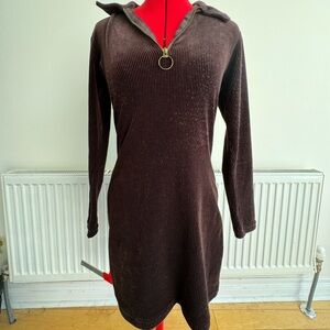 Vintage 60s/70s Inspired Brown Dress